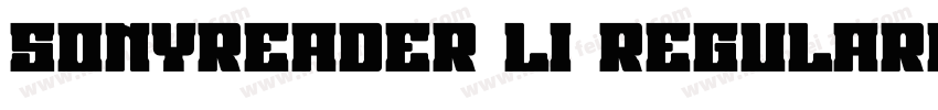 SonyReader Li RegularVersion 23GB字体转换